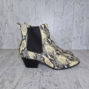 Sam Edelman Reesa Snake Embossed Ankle Boots
